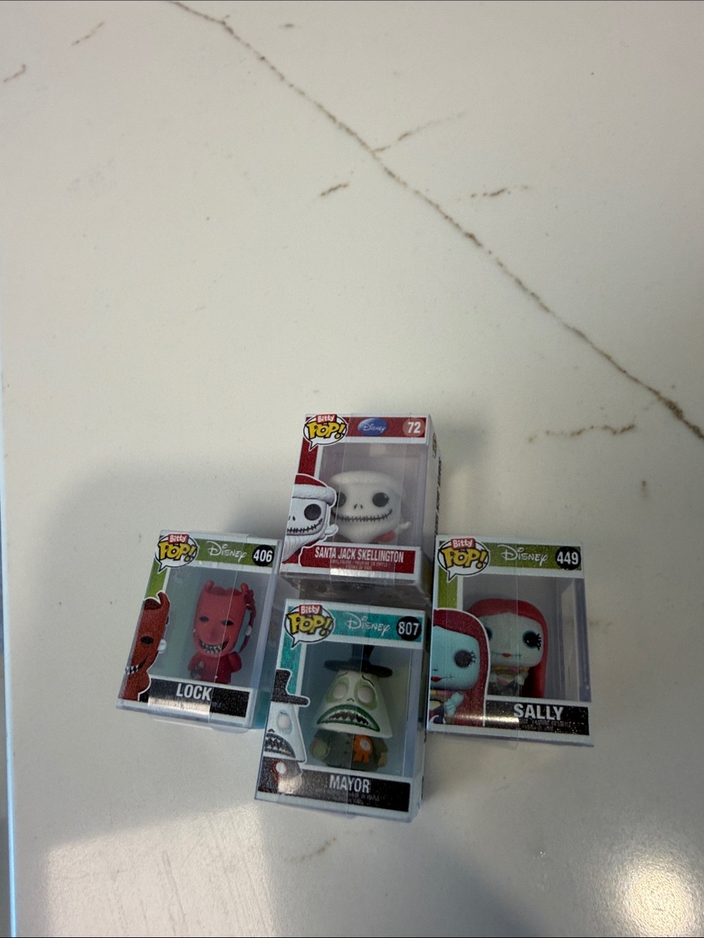 Funko Pop Disney Nightmare Before Christmas Lot of 4
